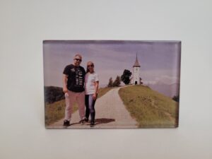 magneet 8,5x5,5 cm met foto naar keuze