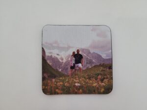 onderzetter vierkant met foto naar keuze set van 4 stuks