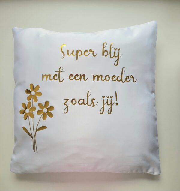 kussensloop 40x40 cm met eigen afbeelding naar keuze