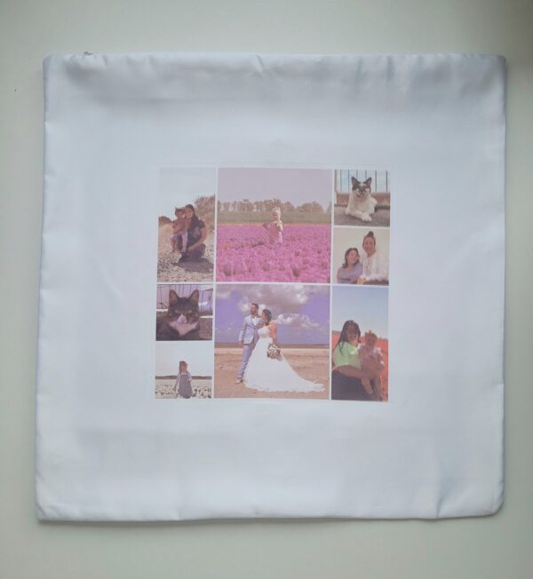 kussensloop 40x40 cm met eigen afbeelding naar keuze