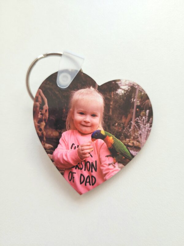 leuke sleutelhanger met foto, tekst of afbeelding naar keuze