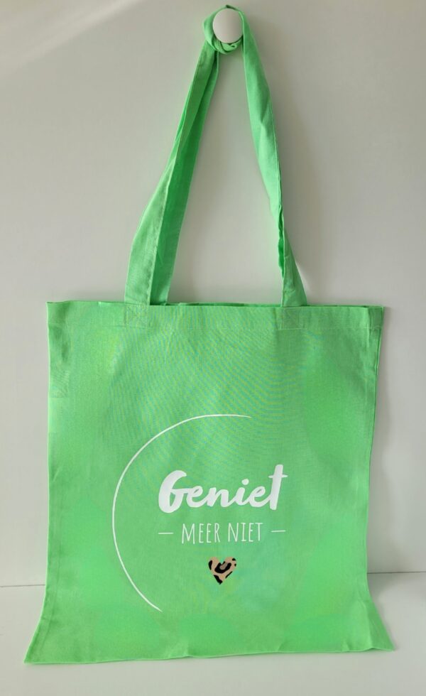 shoppers met tekst of afbeelding naar keuze