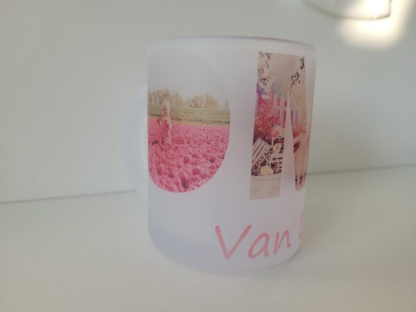 thee glas mat bedrukt met eigen foto of tekst