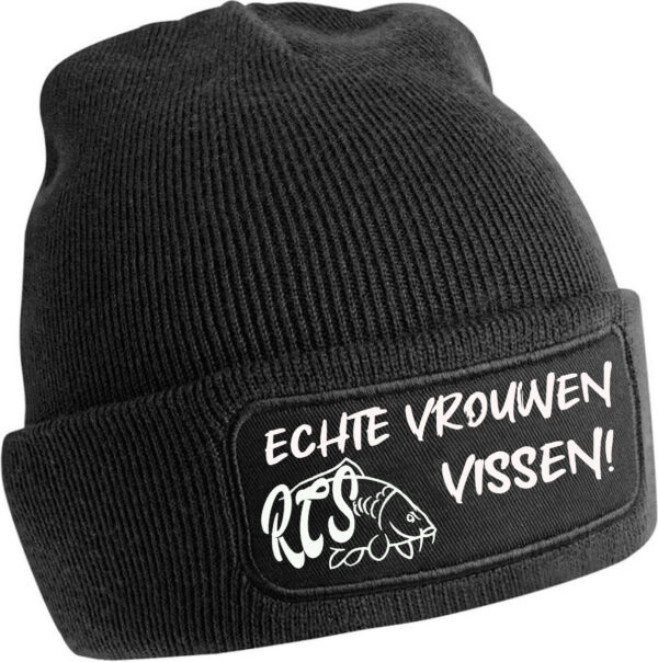 leuke warme zwarte en/of roze rcs wintermutsen met onze eigen rcs teksten. (tekst kleur: wit/glow in the dark)