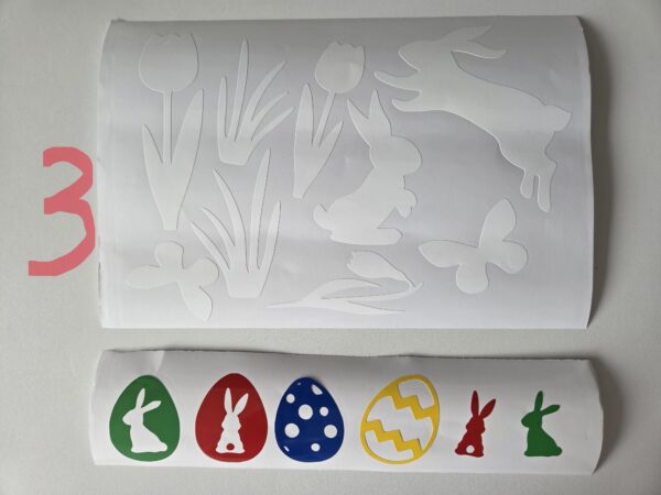 herbruikbare raamstickers pasen