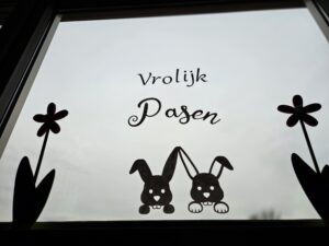 herbruikbare raamstickers pasen