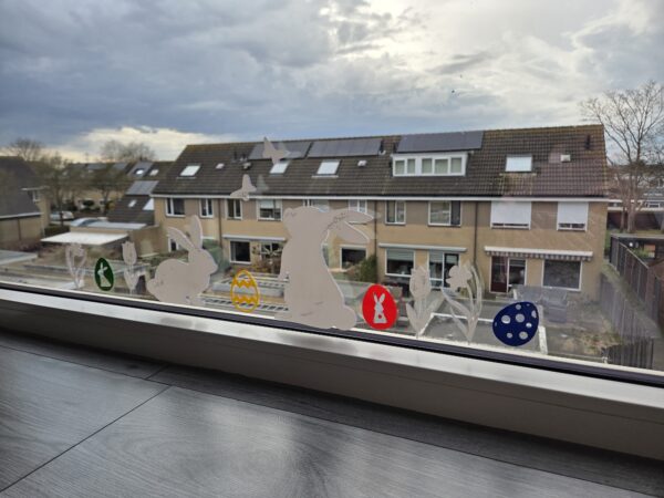 herbruikbare raamstickers pasen