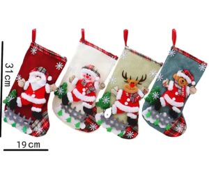 kerstsok decoratie met naam